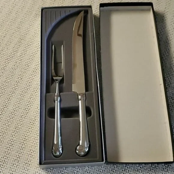 GUMP'S Carvel Hall‎ Made in USA 2 piece Carving Knife and Fork - Picture 6 of 11